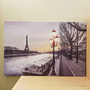 Paris Picture With LED Lights (approx. 60x40cm)