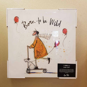 Born To Be Wild Canvas (approx. 30x30x2.5cm)