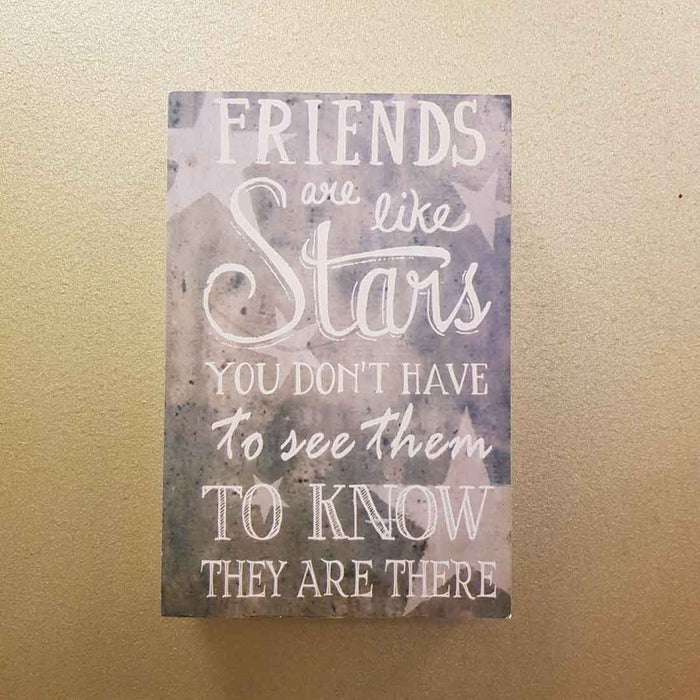 Friends Are Like Stars Word Art (approx. 19.5x13x4cm)