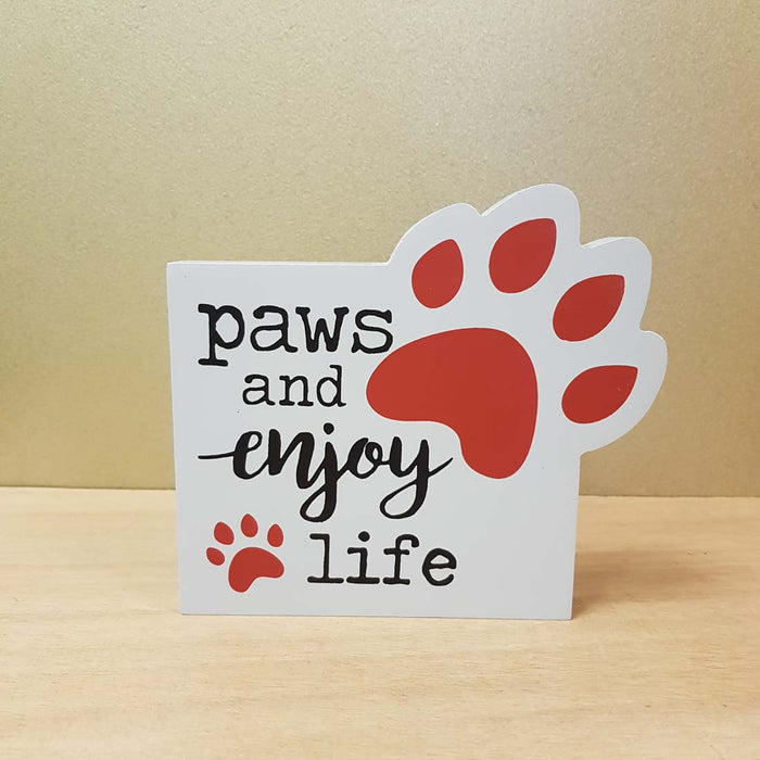 Paws And Enjoy Life Block (approx. 16x14.5x2cm)