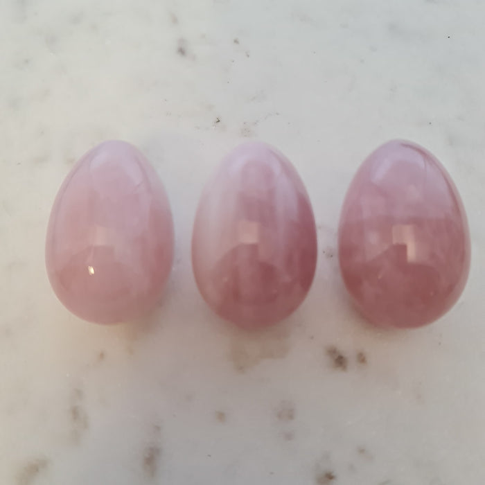 Rose Quartz Egg Pendant (assorted)