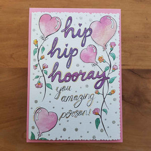 Hip Hip Hooray, You Amazing Person Card