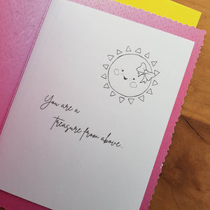 Granddaughter, You Ae A Little Ray Of Sunshine Card