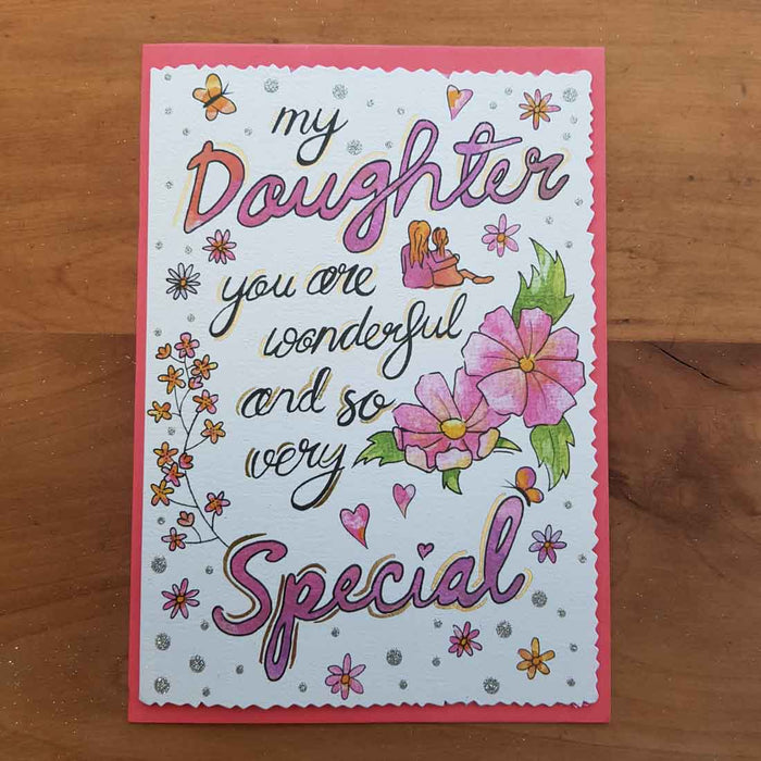 My Daughter, You Are Wonderful And So Very Special Card