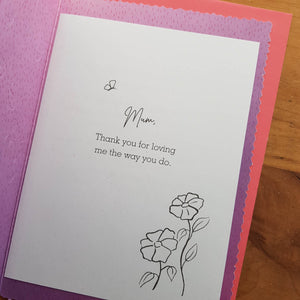 Mum, You Are My Inspiration Card