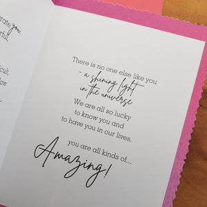 You Are All Kinds Of Amazing Card