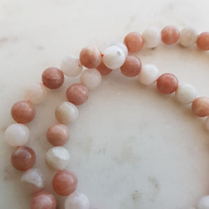 Moonstone Beads Strand (assorted. approx. 49x8mm beads)