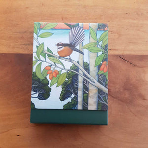 Fantail Flits By The Bay Notepad