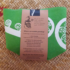 Fernfrond Green Ecofelt Grow Bag