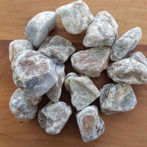 Celestite Rough Rock (assorted. approx. 3-4x2.5-4cm)