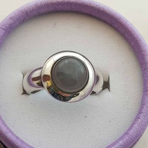 Black Moonstone Ring
