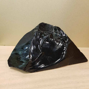 Black Obsidian Rough Rock (approx. 26x15x17cm)