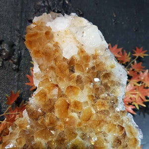 Citrine Cluster with Cut Base (heat treated. approx. 21x17x7cm)