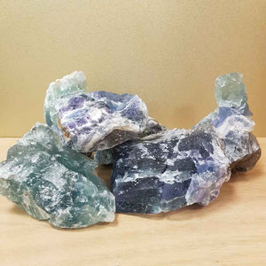 Rainbow Fluorite Rough Rock (assorted. approx. 8.7-11.8x5.7-7.9cm)