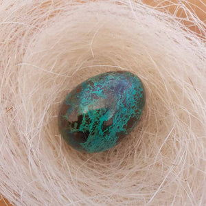 Chrysocolla Egg from Peru