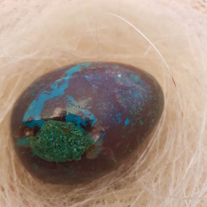 Chrysocolla Egg from Peru