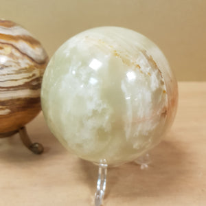 Banded Calcite aka Marble Onyx Sphere
