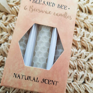 Success Blessed Bee Beeswax Candles ( approx. 10x1cm each)