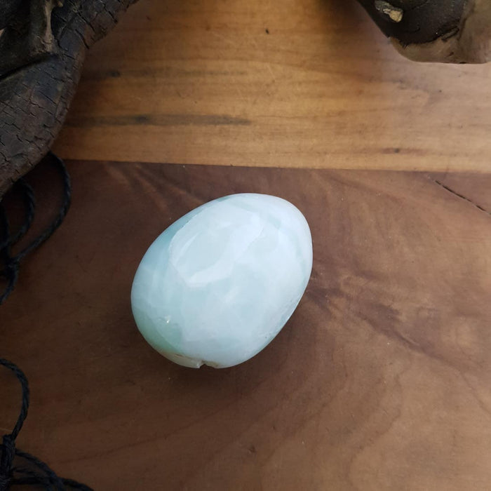 Caribbean Blue Calcite Egg (approx. 4x4cm)