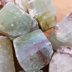 Green Calcite Rough Rock