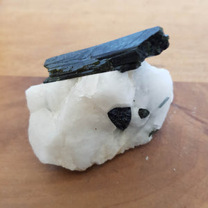 Black Tourmaline in Quartz