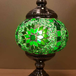 Green With Envy Turkish Style Mosaic Lamp