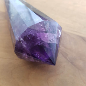 Amethyst Vogel Wand (approx. 18x5x6cm)