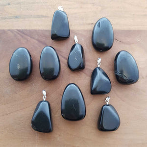 Shungite Tumbled Pendant