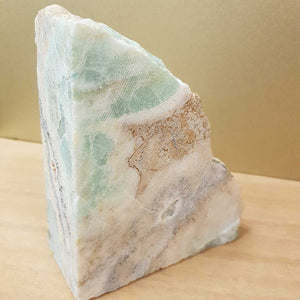 Caribbean Blue Calcite Standing Slab