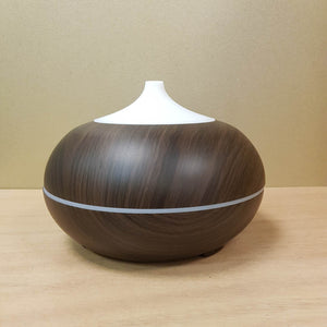 Ultrasonic Aroma Diffuser Dark Grain Wood Look