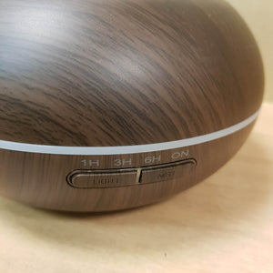 Ultrasonic Aroma Diffuser Dark Grain Wood Look