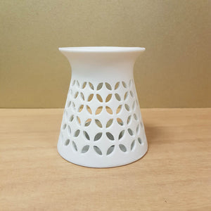 White Flower Of Life Oil Burner