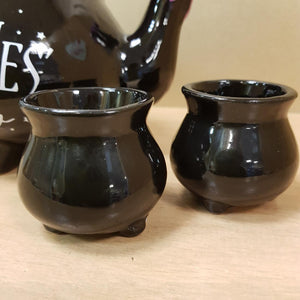 Witches Brew Tea/Coffee Set (Teapot and 2 little cups)