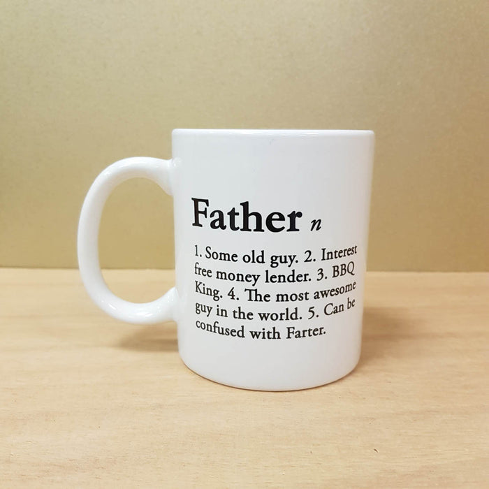 Father Definition Mug (approx. 9.5x8x12cm)