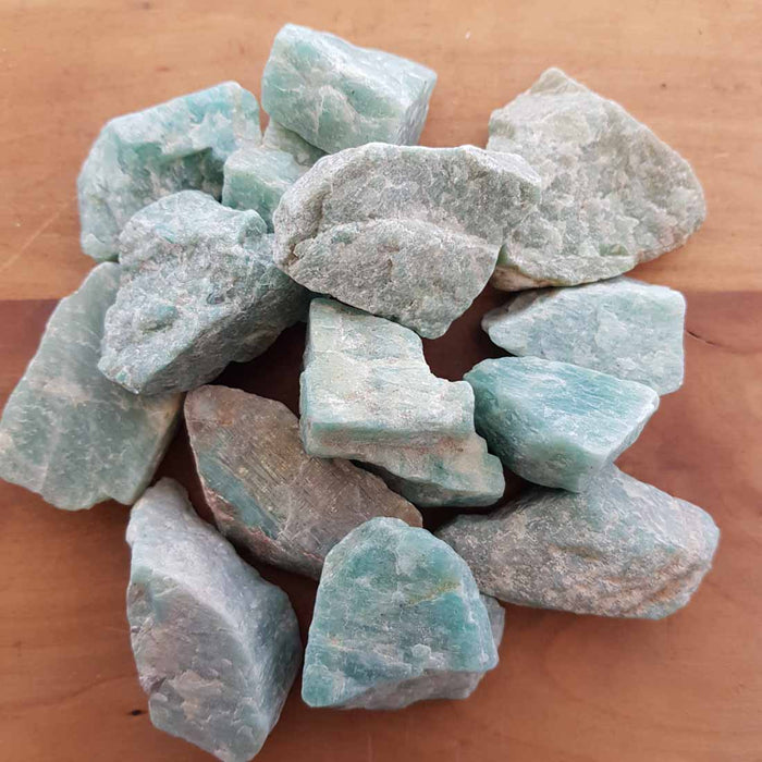 Amazonite Rough Rock (assorted. approx. 3-4.5x2.5-4cm)