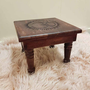 Ohm Altar Table Dark Mango Wood