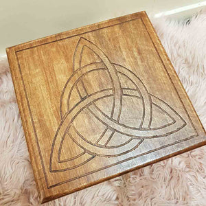 Triquetra Altar Table Light Mango Wood