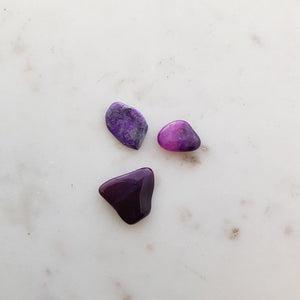 Sugilite Polished Flat Stone (assorted & tiny)