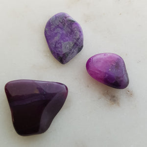 Sugilite Polished Flat Stone (assorted & tiny)