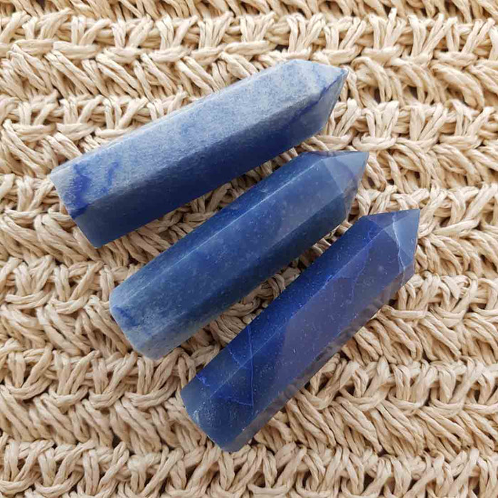 Blue Aventurine Polished Point (assorted. approx. 8x2.5x2cm)