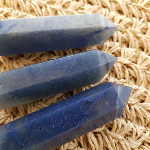 Blue Aventurine Polished Point (assorted. approx. 8x2.5x2cm)