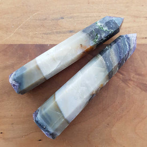 Elemental Fluorite Point