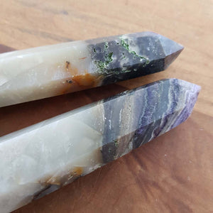 Elemental Fluorite Point