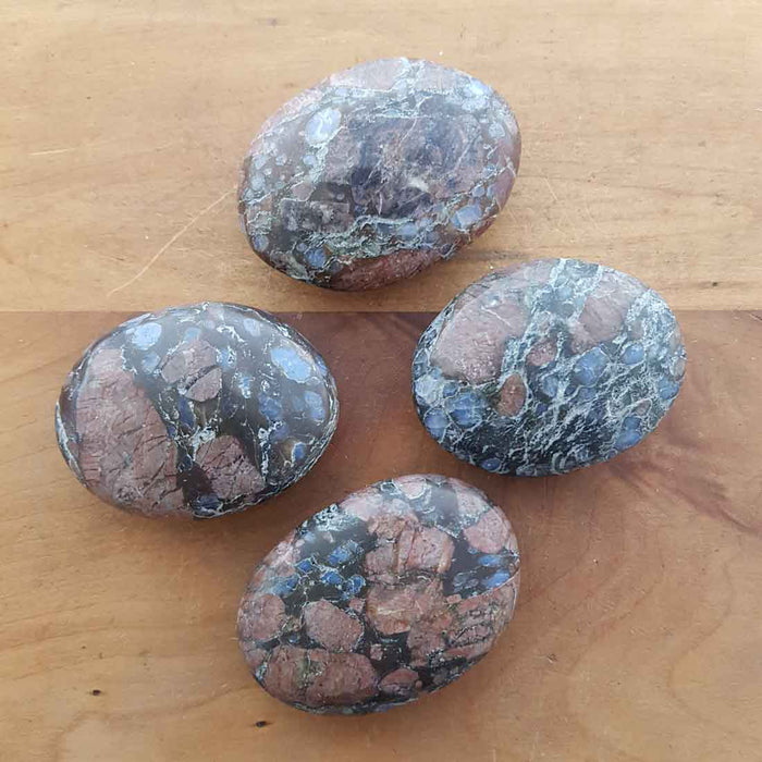Llanite aka Que Sera Palm Stone (assorted. approx. 5.5-6x4-4.5cm)