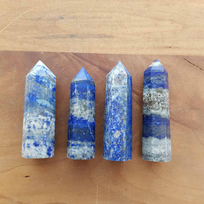 Lapis Polished Point (assorted. approx. 5.3-6.4x1.5-2.4x1.5-2cm)