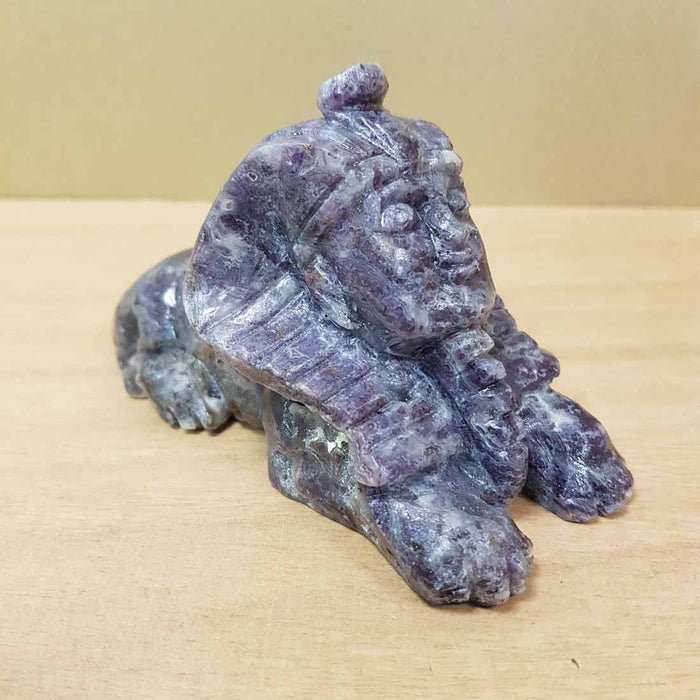 Purple Sphalerite Sphinx (approx. 12x7x6cm)