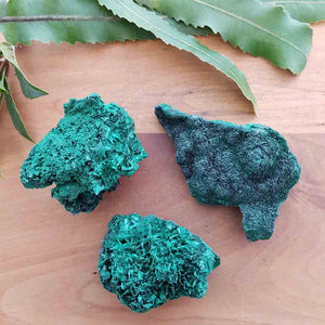 Silky Fibrous Malachite Specimen