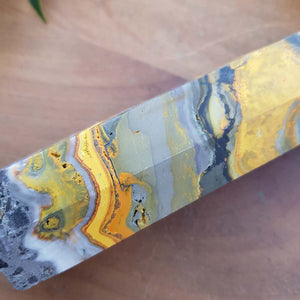 Bumble Bee Jasper Polished Point