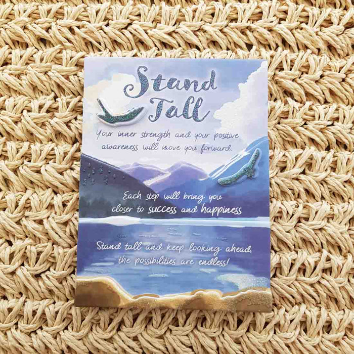 Stand Tall Inspirational Magnet with Stand (approx. 12x9cm)