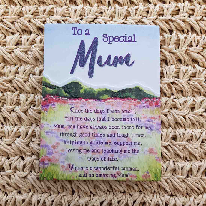 To A Special Mum Plaque/Magnet (approx. 12x9cm)